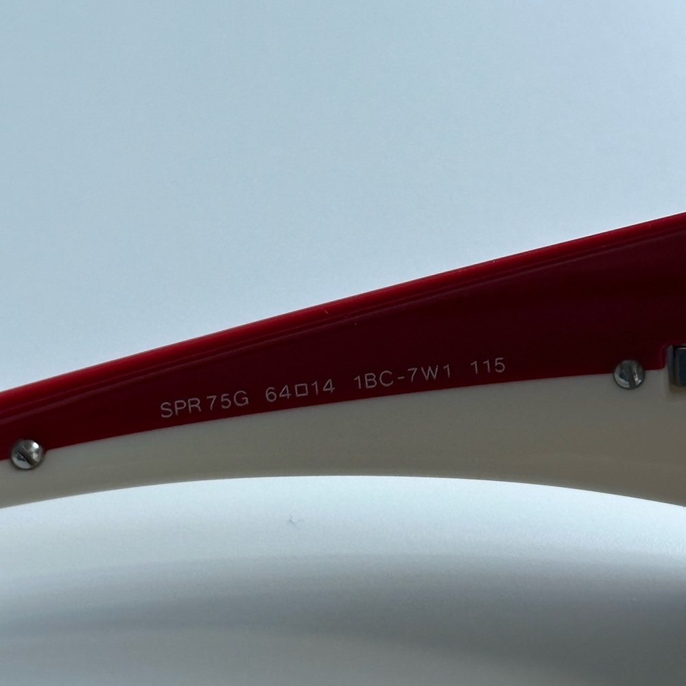 Vintage Prada Sport Sunglasses Red/White - Picture 5 of 9
